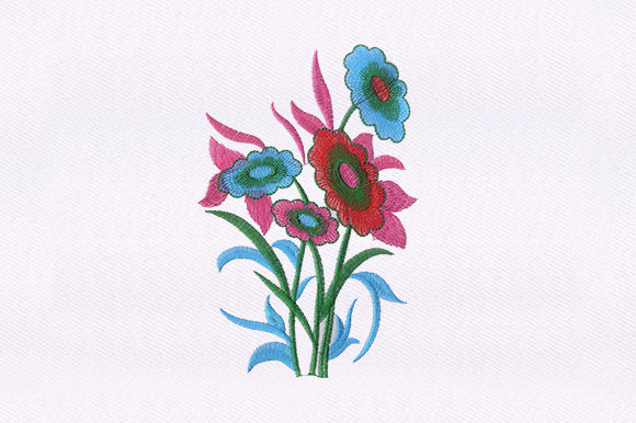 Bunched Flowers Design