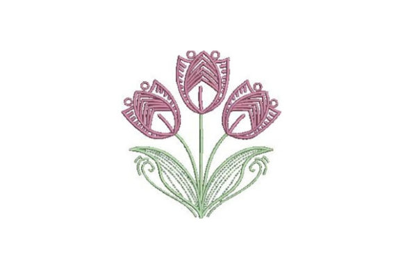 Tulips Outline Flowers Review